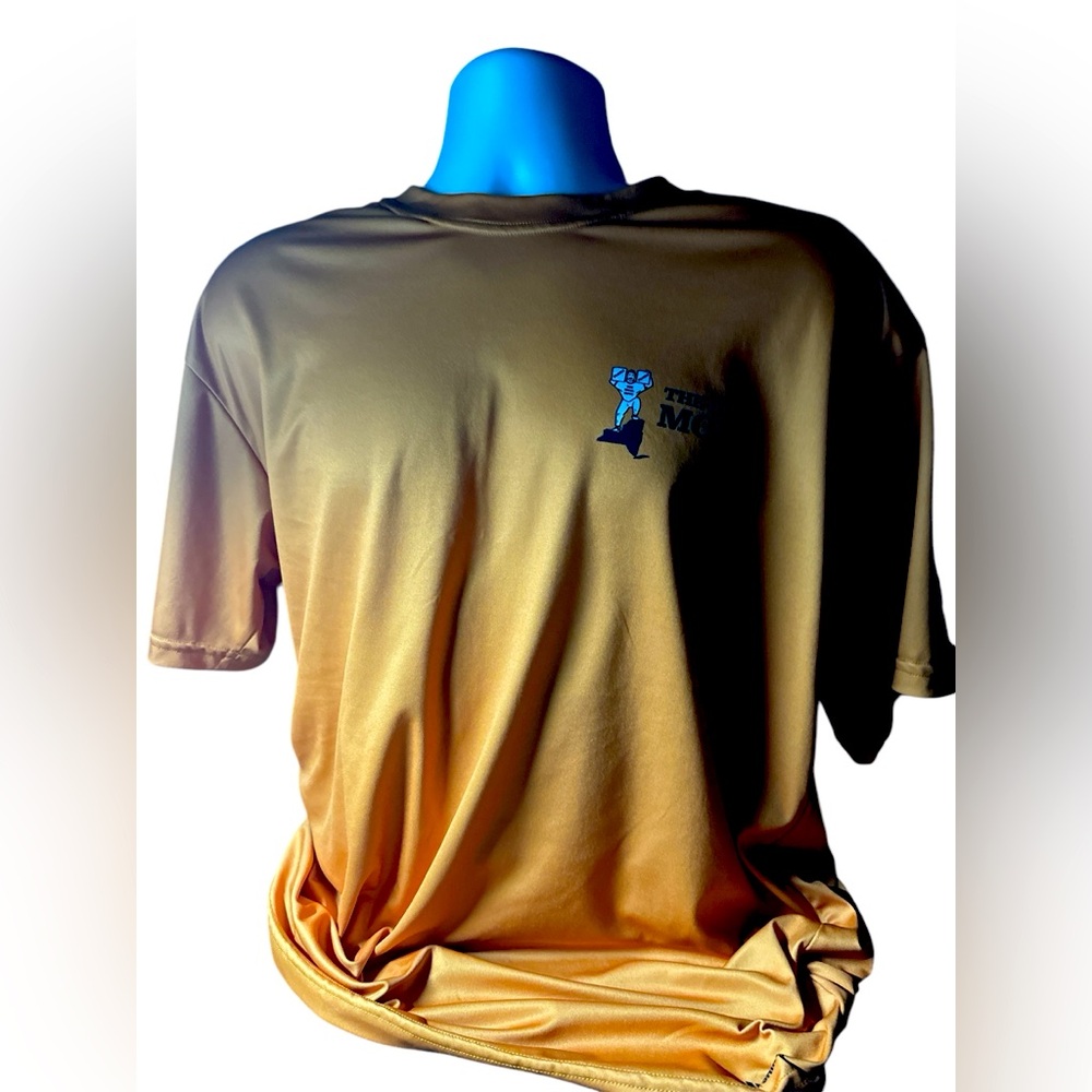 The Sport dri fit tee shirt size xl Gold color